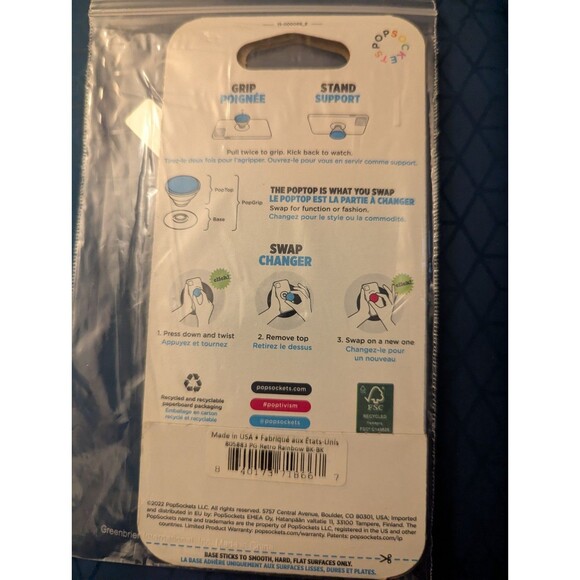 PopSockets PopGrip Phone Grip & Stand -  Disney Peace Out Mickey Retro - Picture 2 of 2